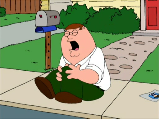 Peter hurts his knee | Family Guy Wiki | Fandom