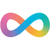 Image of the Rainbow Infinity sign